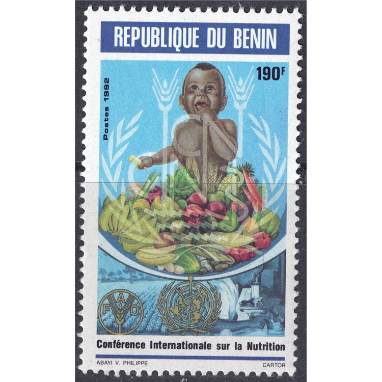 BENIN 1992 Conference on Nutrition MNH**