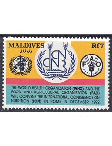 MALDIVES 1992 Nutrition Conference MNH**