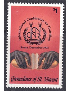 GRENADINES OF ST. VINCENT 1992 MNH Nutrition Conference**