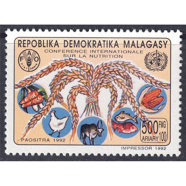 MADAGASCAR 1992 Nutrition Conference MNH**