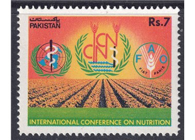 PAKISTAN 1992 Conferenza sulla Nutrizione MNH**