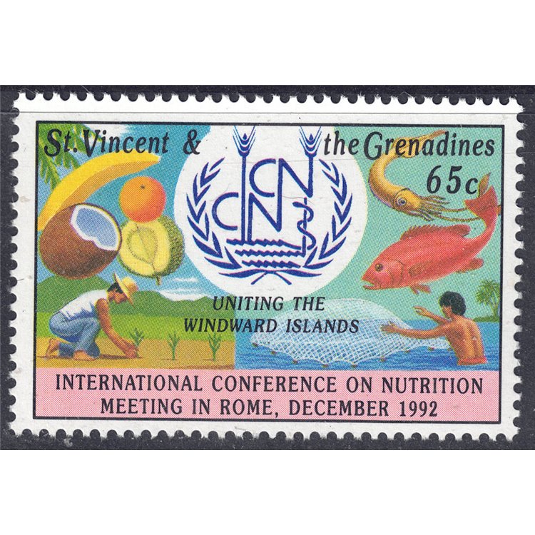 ST. VINCENT 1992 MNH Nutrition Conference**