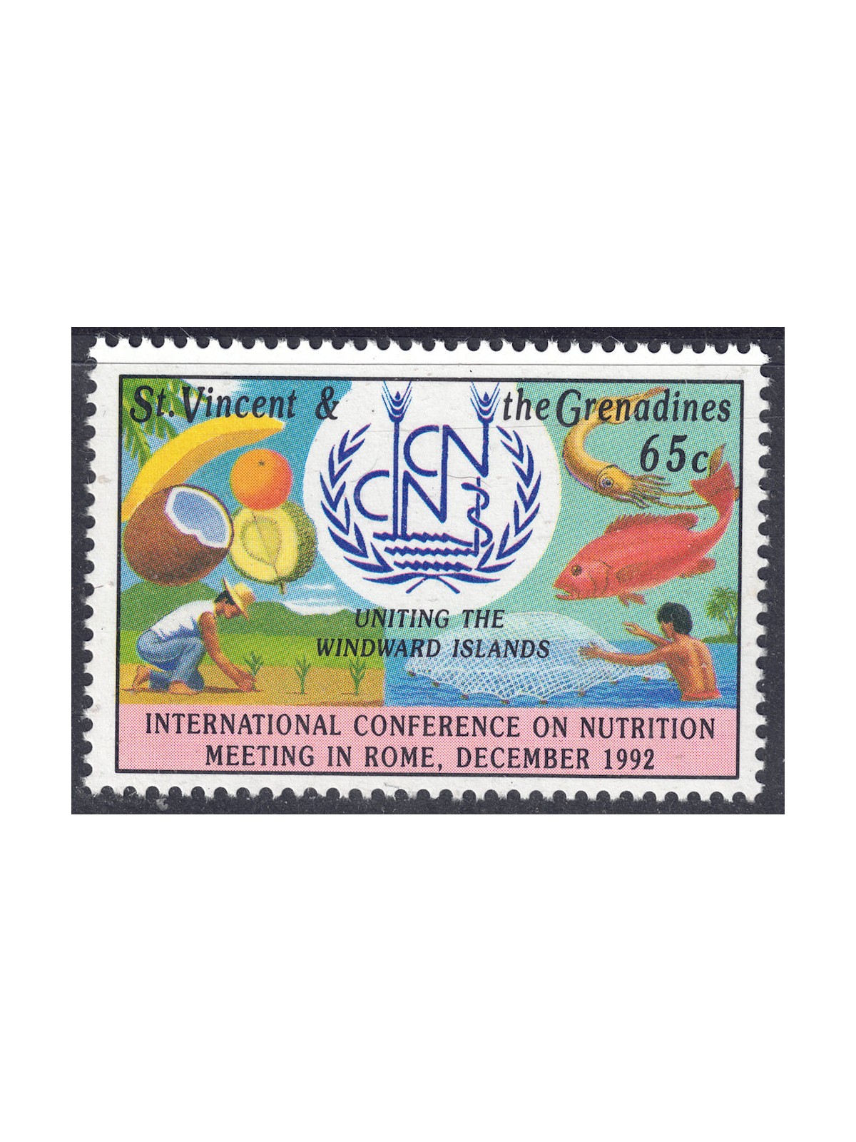 ST. VINCENT 1992 MNH Nutrition Conference**