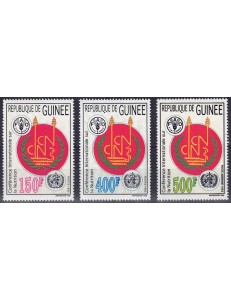 GUINEA 1992 Nutrition Conference 3v MNH**