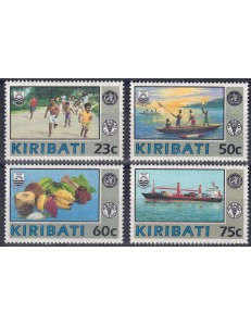 KIRIBATI 1992 OMS e FAO 4v MNH**