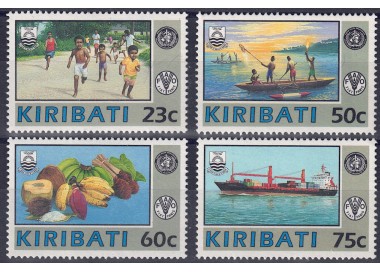 KIRIBATI 1992 WHO and FAO 4v MNH**