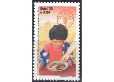 BRAZIL 1995 Anniversary FAO MNH**