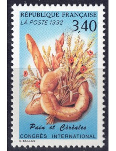 FRANCE 1992 Cereals and Bread MNH**