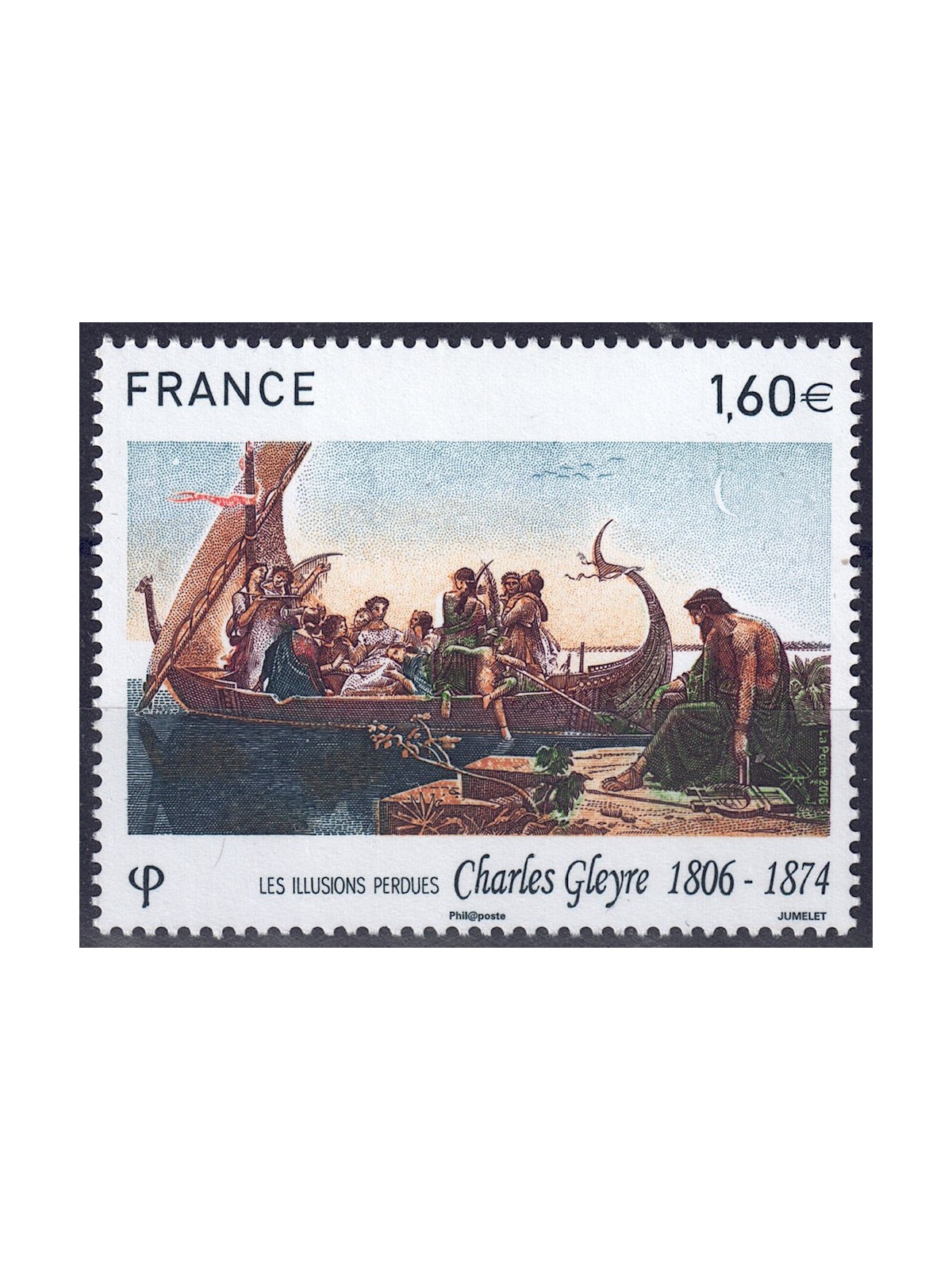 FRANCIA 2016 Arte (Charles Gleyre) MNH**