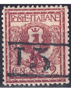 TRENTINO (BZ3) 1918-19 Floral 2c red brown (T with horizontal digit) MNH** ©