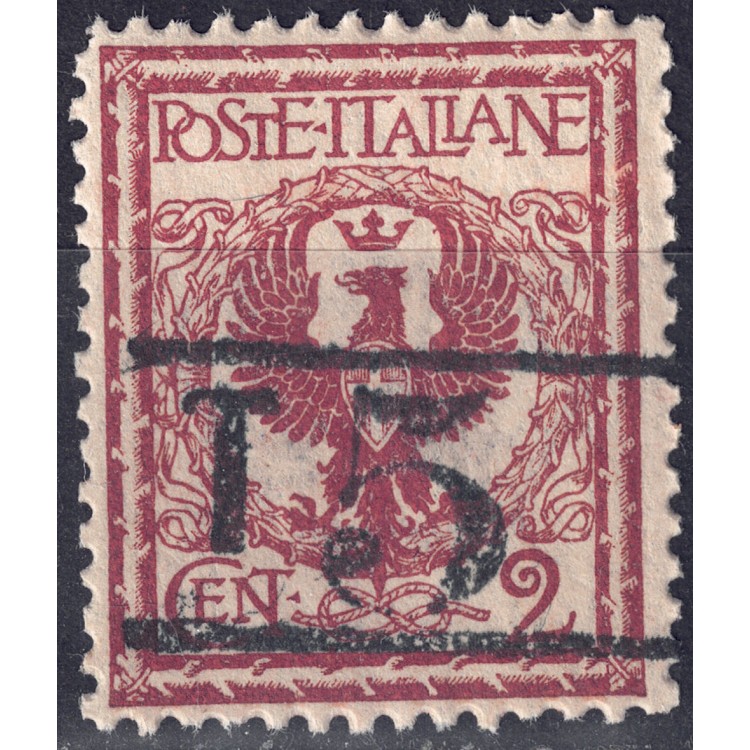 TRENTINO (BZ3) 1918-19 Floral 2c red brown (T with horizontal digit) MNH** ©
