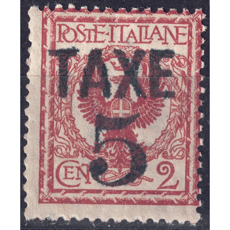 TRENTINO (BZ3) 1918-19 Floreale 2c (TAXE e cifre orizz.) MNH** ©