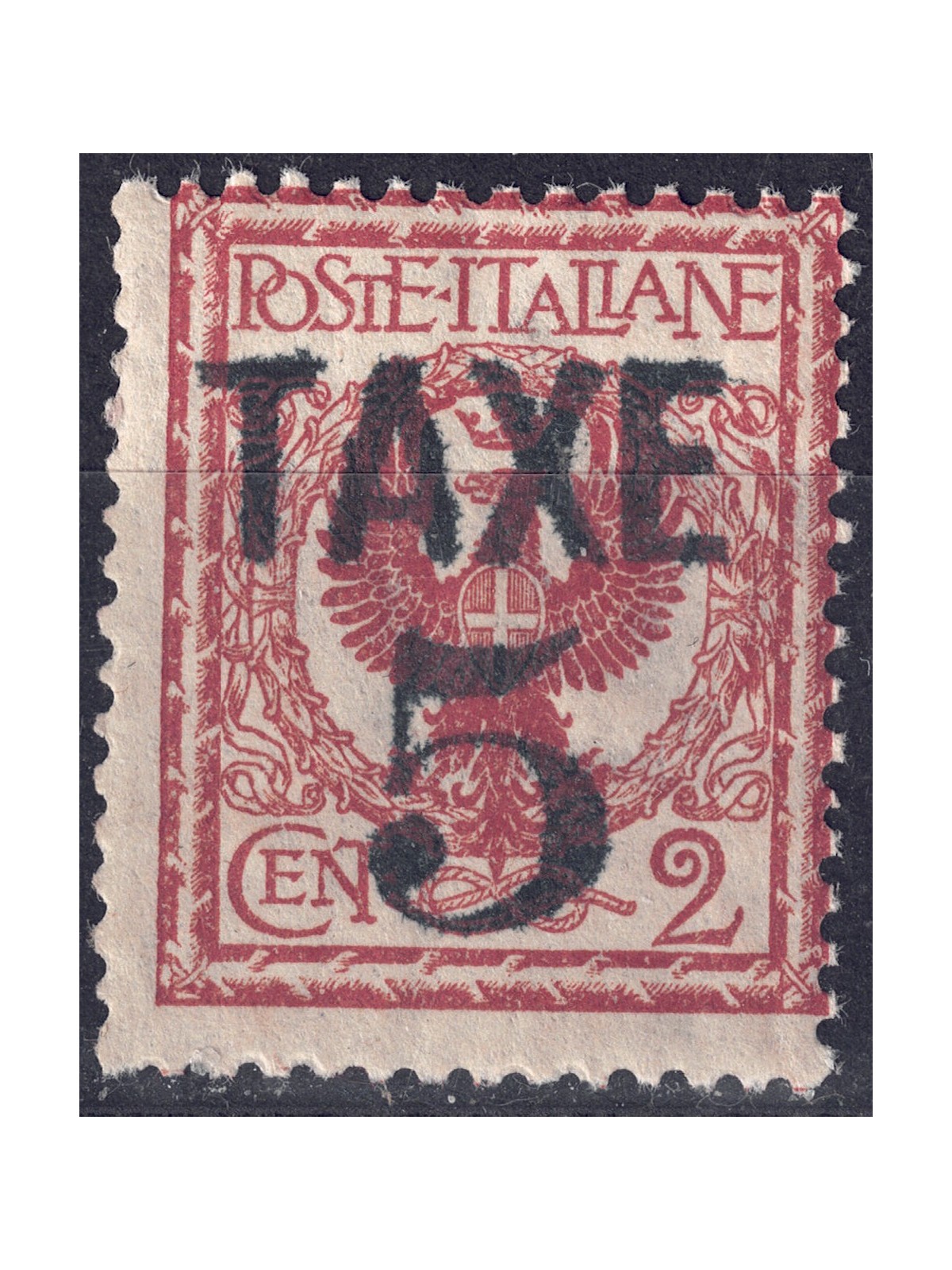 TRENTINO (BZ3) 1918-19 Floreale 2c (TAXE e cifre orizz.) MNH** ©