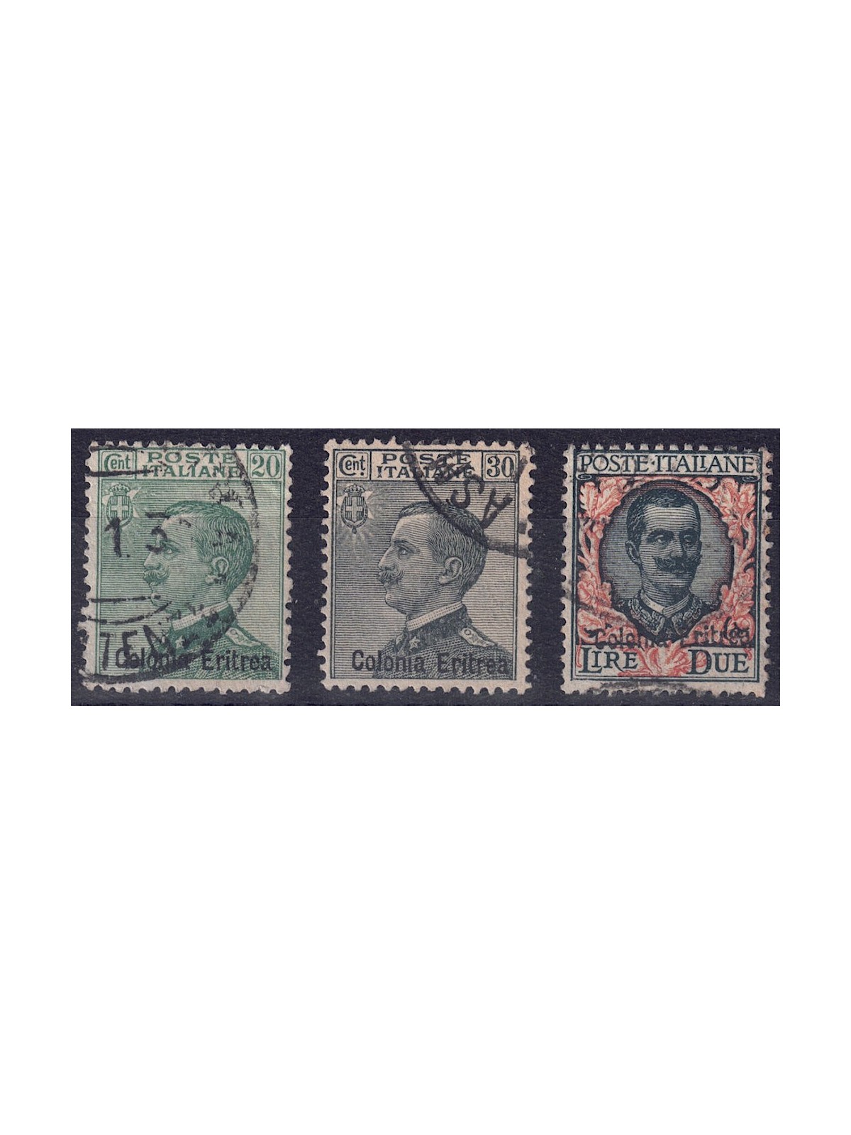 ERITREA 1925 Ordinary series 3v us ©