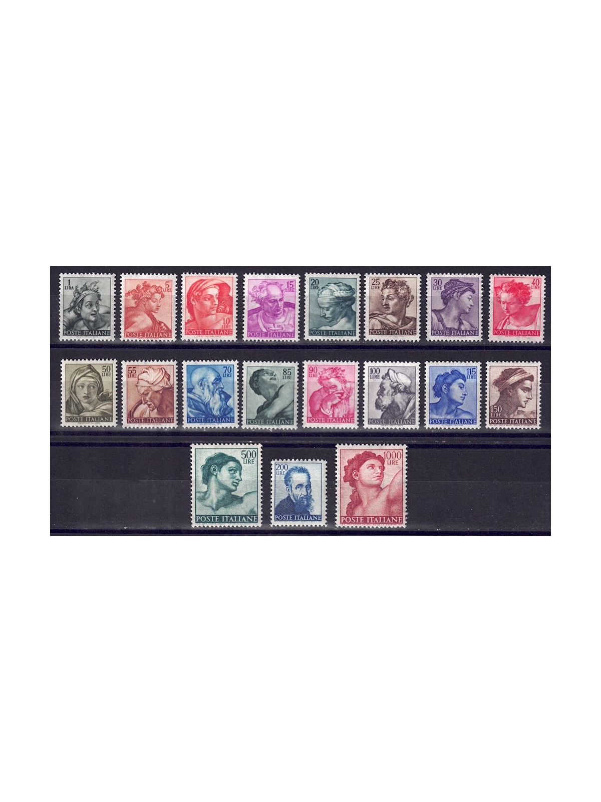 ITALY 1961 Michelangiolesca 19v MH*
