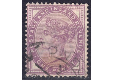 GREAT BRITAIN 1881 Effigy of Queen Victoria (1p violet 16 pearls) us