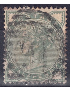 GREAT BRITAIN 1880-81 Effigy of Queen Victoria (½p green) us