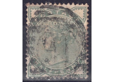 GREAT BRITAIN 1880-81 Effigy of Queen Victoria (½p green) us
