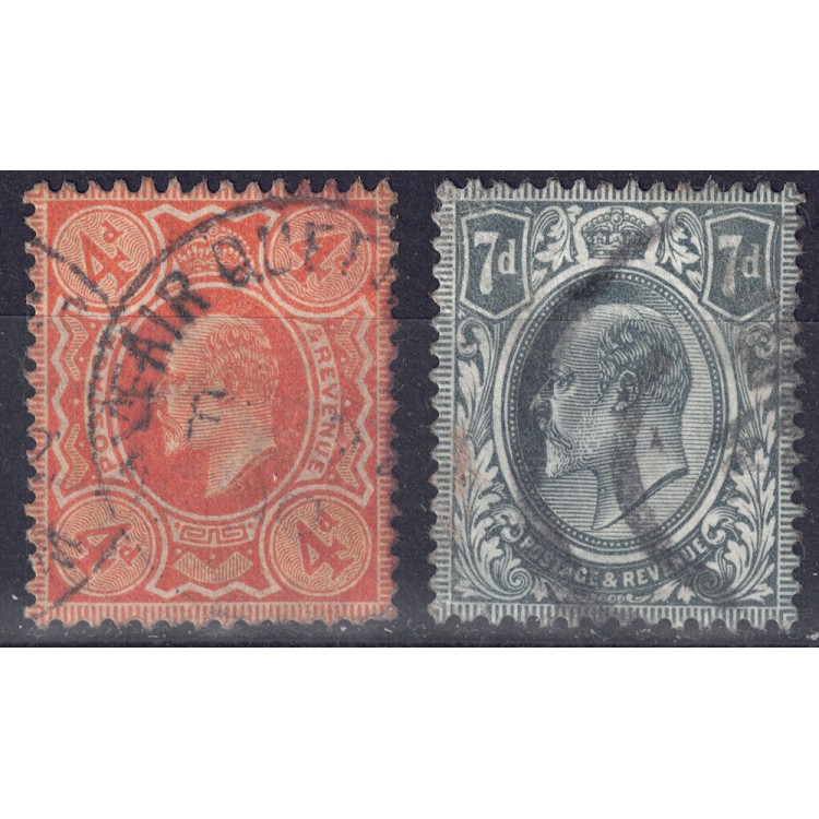 GREAT BRITAIN 1909-10 King Edward VII 2nd us