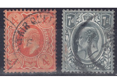 GREAT BRITAIN 1909-10 King Edward VII 2nd us