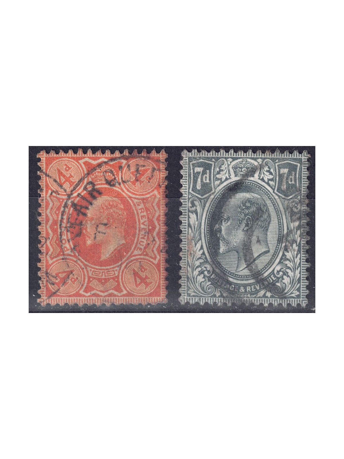 GREAT BRITAIN 1909-10 King Edward VII 2nd us