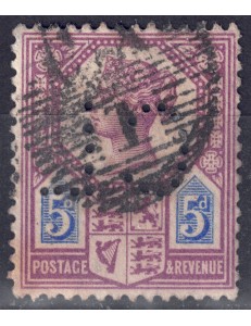 GREAT BRITAIN 1887-900 Queen Victoria's Jubilee (5p violet) us