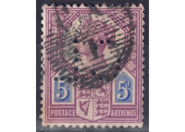 GREAT BRITAIN 1887-900 Queen Victoria's Jubilee (5p violet) us