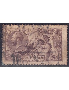 GRAN BRETAGNA 1913 Allegorie (Waterlow Bros) 2/6 bruno seppia us