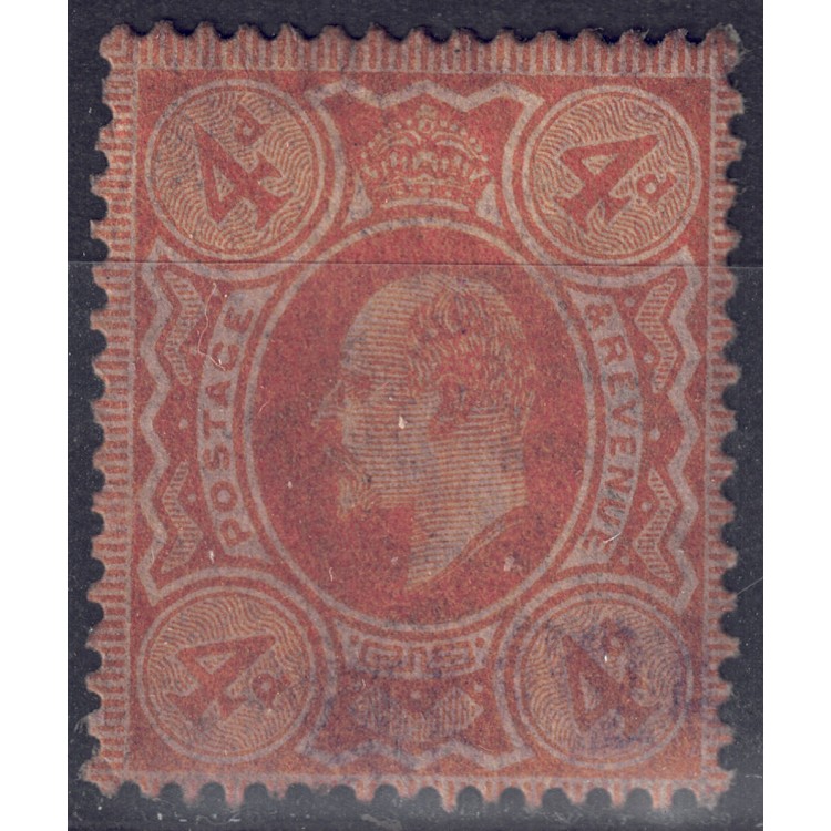 GREAT BRITAIN 1911 King Edward VII (4p orange) us
