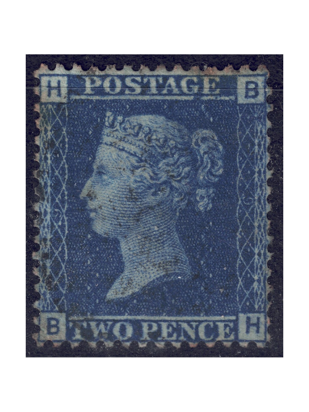 GRAN BRETAGNA 1858-64 Regina Vittoria (2p azzurro) us