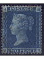 GREAT BRITAIN 1858-64 Queen Victoria (2p blue) us