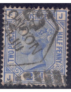 GREAT BRITAIN 1880-81 Queen Victoria (2½p blue) us