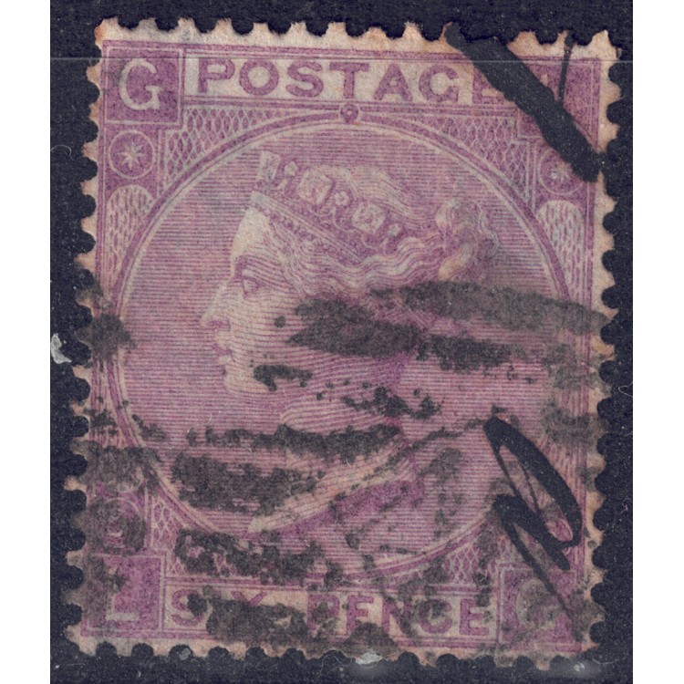 GREAT BRITAIN 1865 Queen Victoria (6p violet) us