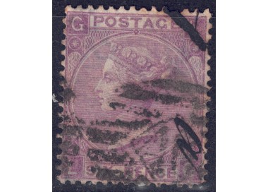 GRAN BRETAGNA 1865 Regina Vittoria (6p violetto) us