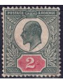 GREAT BRITAIN 1902 King Edward VII (2p green and pink) MH*
