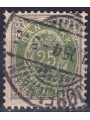 DENMARK 1875 Cipher and coat of arms (25ø grey and green) us