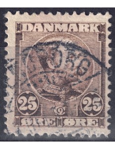 DENMARK 1904/05 King Christian IX (25ø brown) us
