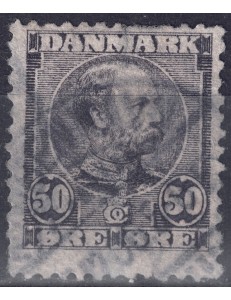 DENMARK 1904/05 King Christian IX (50ø violet) us