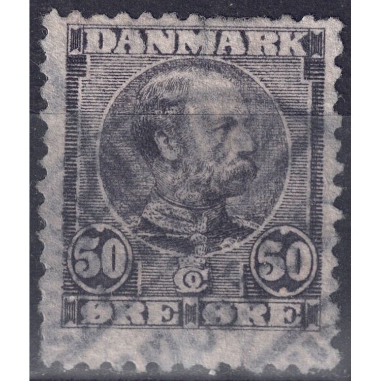 DENMARK 1904/05 King Christian IX (50ø violet) us