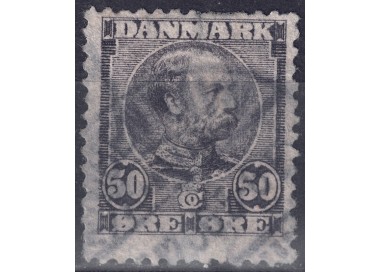 DENMARK 1904/05 King Christian IX (50ø violet) us
