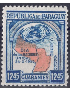 PARAGUAY 1959 United Nations Day MNH**