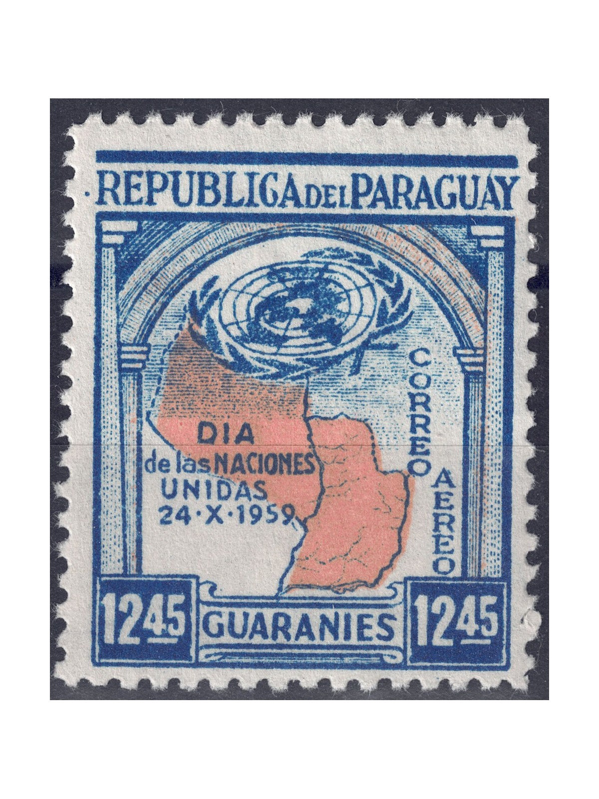 PARAGUAY 1959 United Nations Day MNH**