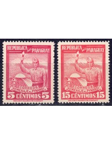 PARAGUAY 1948 Omaggio al Pynandi 2v MNH**