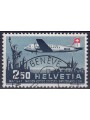 SWITZERLAND 1947 Direct line Switzerland-United States (airmail) us