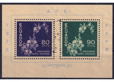 ECUADOR 1960 Associazione filatelica BF us