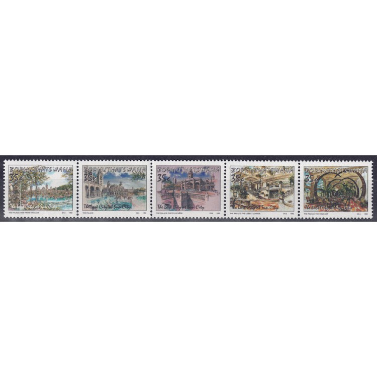 BOPHUTHATSWANA 1992 Cité du Soleil 5v MNH**