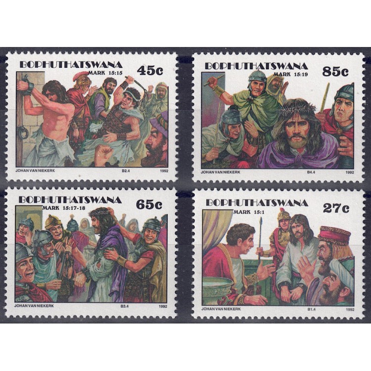 BOPHUTHATSWANA 1992 Pasqua 4v MNH**