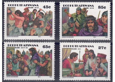 BOPHUTHATSWANA 1992 Pasqua 4v MNH**