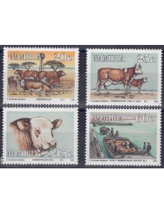 NAMIBIA 1993 Cattle 4v MNH**