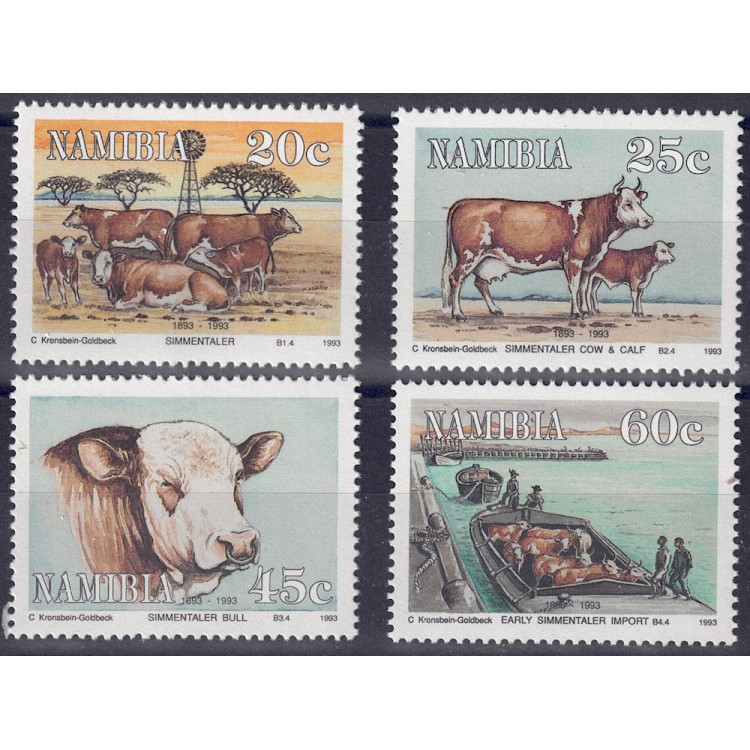 NAMIBIA 1993 Bovini 4v MNH**